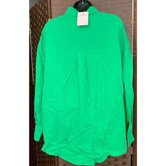 Oversized Button Down Shirt- Size Medium - Picture 2 of 3